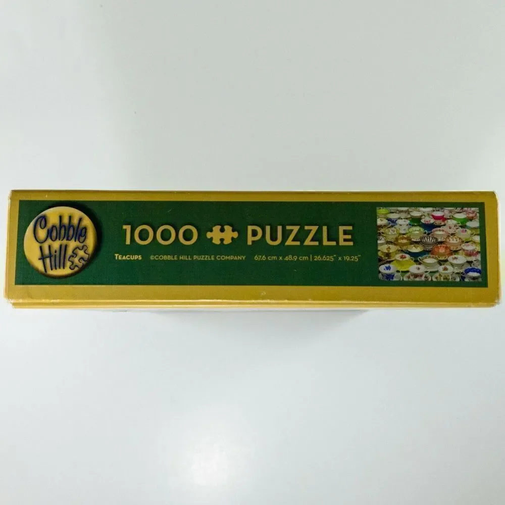 Cobble Hill Teacups 1000 Piece Puzzle